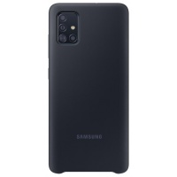 Nugarėlė A515 Samsung Galaxy A51 Silicone cover Black